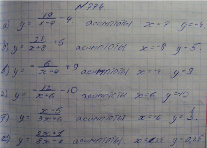 Профильный уровень, 8 класс, Макарычев, 2015, задание: 774