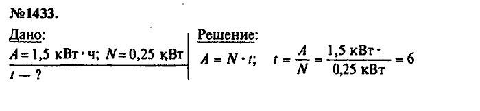 Сборник задач, 9 класс, Лукашик, Иванова, 2001 - 2011, задача: 1433