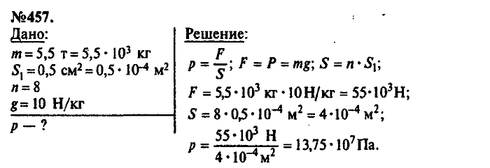 Сборник задач, 9 класс, Лукашик, Иванова, 2001 - 2011, задача: 457