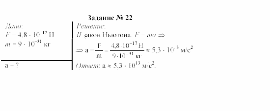 Физика, 9 класс, Громов, Родина, 2002-2011, Глава 1. Электрические явления Задача: 22