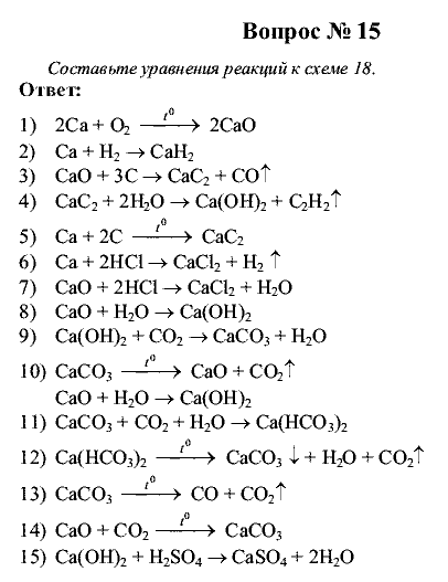 Химия, 9 класс, Рудзитис Г.Е. Фельдман Ф.Г., 2001-2012, Вопросы Задача: 15