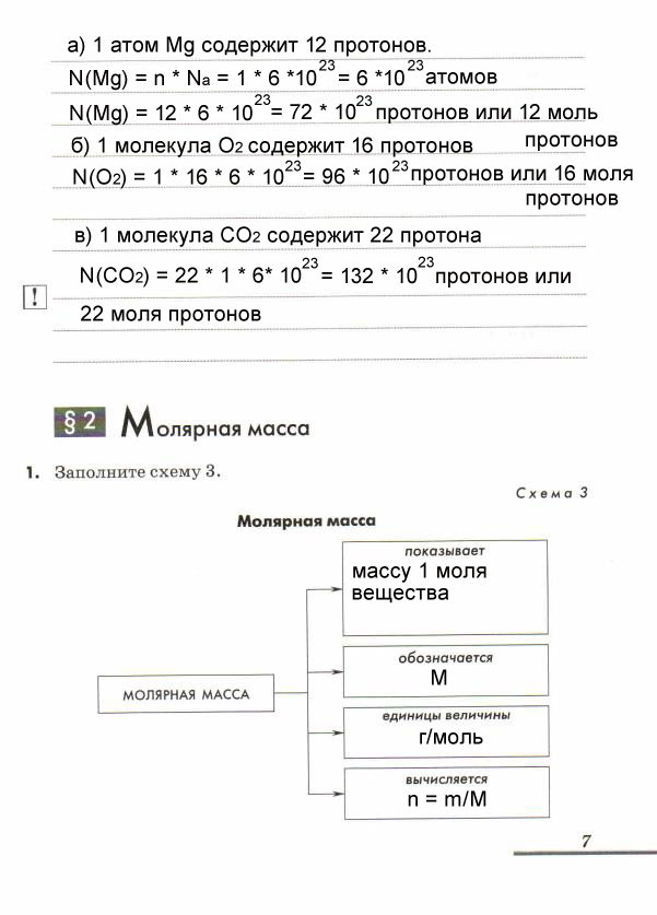 Рабочая тетрадь, 9 класс, Еремин В.В. Дроздов А.А. Шипарева Г.А., 2015, задание: стр. 7