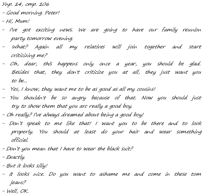 Enjoy English Students Book и WorkBook учебник / рабочая тетрадь, 9 класс, Биболетова, 2010, задания из учебника Задача: 14