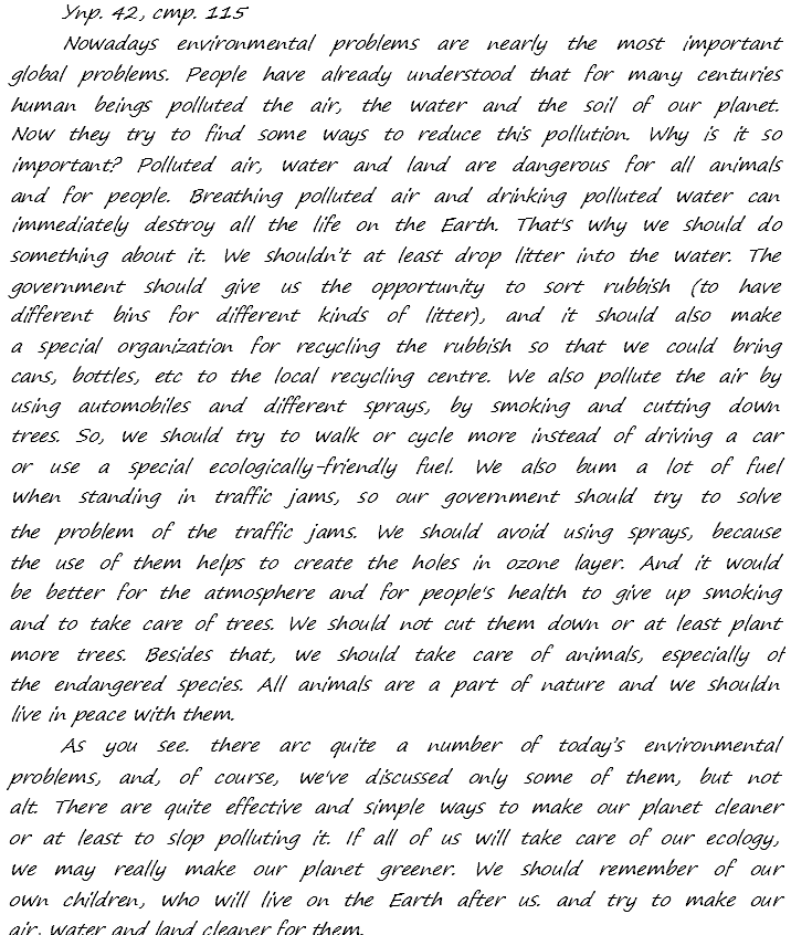 Enjoy English Students Book и WorkBook учебник / рабочая тетрадь, 9 класс, Биболетова, 2010, задания из учебника Задача: 42