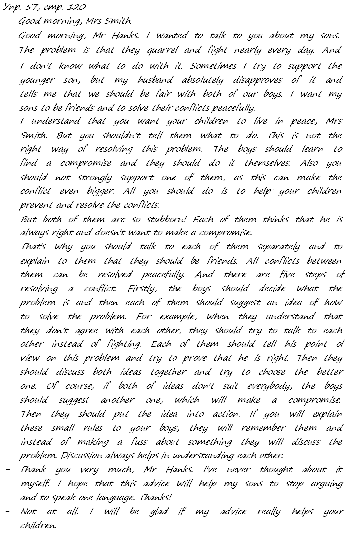 Enjoy English Students Book и WorkBook учебник / рабочая тетрадь, 9 класс, Биболетова, 2010, задания из учебника Задача: 57