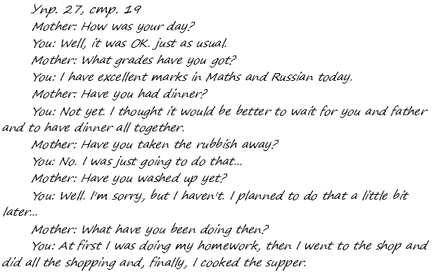 Enjoy English Students Book и WorkBook учебник / рабочая тетрадь, 9 класс, Биболетова, 2010, задания из учебника Задача: 27