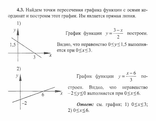 Сборник заданий для подготовки к ГИА, 9 класс, Кузнецова, Суворова, 2007, Функции Задание: 4.3