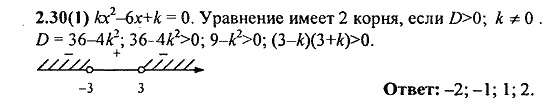 Сборник заданий для подготовки к ГИА, 9 класс, Кузнецова, Суворова, 2010, 2. Уравнения и системы уравнений Задание: 2.30(1)