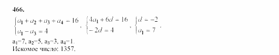 Часть 2, 9 класс, Мордкович, Мишустина, 2003, Параграф 15 Задание: 466