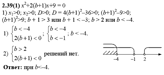 Сборник заданий для подготовки к ГИА, 9 класс, Кузнецова Л.В., 2007-2011, Раздел II Задание: 2.39(1)