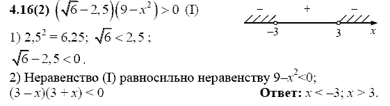 Сборник заданий для подготовки к ГИА, 9 класс, Кузнецова Л.В., 2007-2011, Раздел II Задание: 4.16(2)
