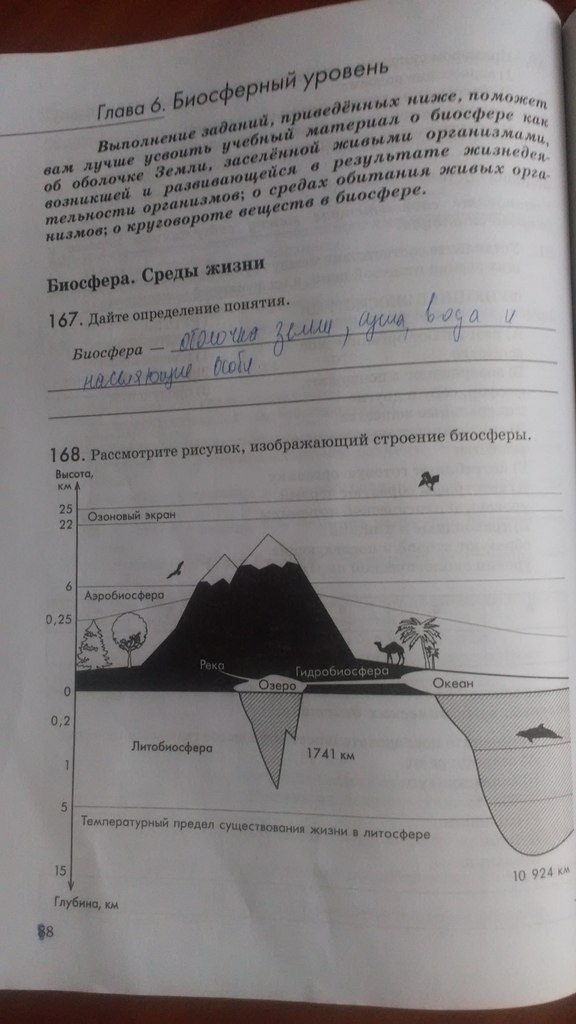 Рабочая тетрадь. Введение в общую биологию, 9 класс, Пасечник В.В., Швецов Г.Г., 2011, задание: Стр. 88