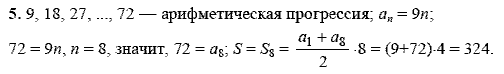 Дидактические материалы, 9 класс, Макарычев Ю. Н. Миндюк Н. Г., 2013 - 2015, Контрольные работы, К-6, Вариант 4, Задание: 5