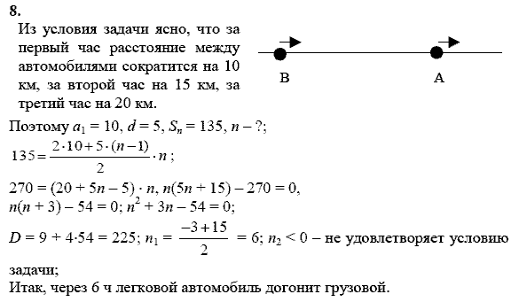 Дидактические материалы, 9 класс, Макарычев Ю. Н. Миндюк Н. Г., 2013 - 2015, Самостоятельные работы, Вариант 1, С-27, Задание: 8