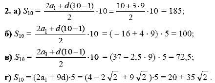 Дидактические материалы, 9 класс, Макарычев Ю. Н. Миндюк Н. Г., 2013 - 2015, Самостоятельные работы, Вариант 2, С-27, Задание: 2