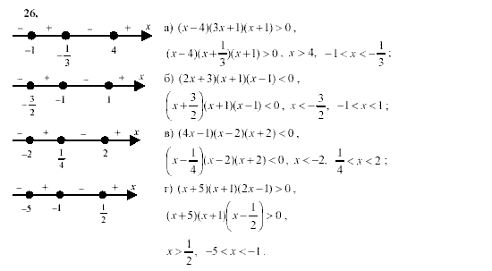 Алгебра, 9 класс, Мордкович А.Г. Мишустина Т.Н. Тульчинская Е.Е., 2003 - 2009, задание: 26