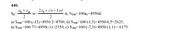 Алгебра, 9 класс, Мордкович А.Г. Мишустина Т.Н. Тульчинская Е.Е., 2003 - 2009, задание: 440
