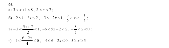 Алгебра, 9 класс, Мордкович А.Г. Мишустина Т.Н. Тульчинская Е.Е., 2003 - 2009, задание: 65