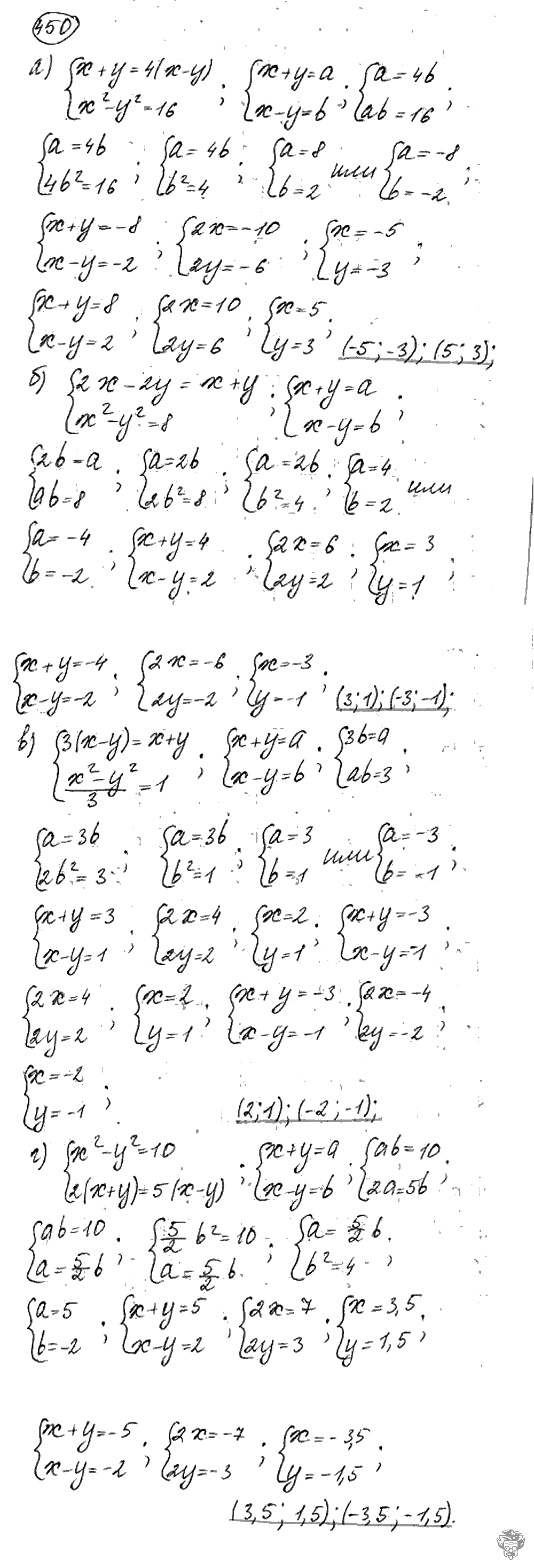 Алгебра, 9 класс, Дорофеев, Суворова, 2011 - 2015, задание: 450