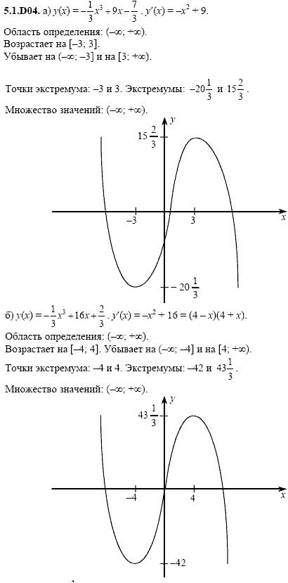 Сборник задач для аттестации, 9 класс, Шестаков С.А., 2004, задание: 5_1_D04