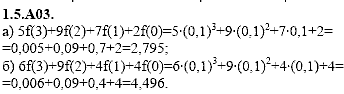 Сборник задач для аттестации, 9 класс, Шестаков С.А., 2004, задание: 1_5_A03