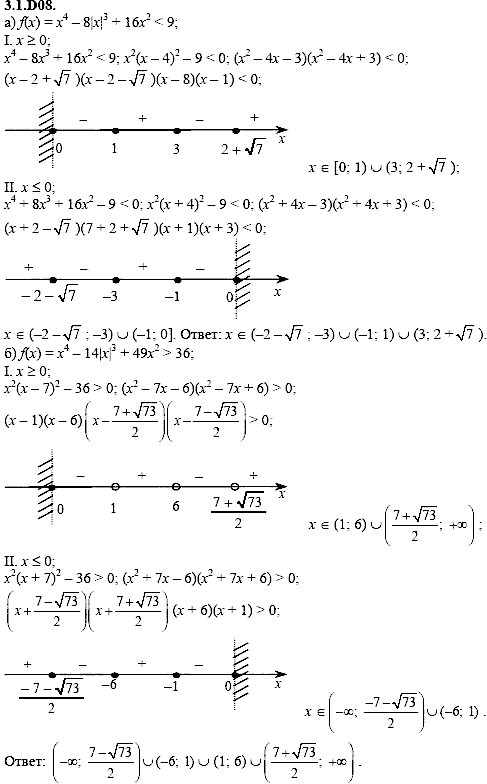 Сборник задач для аттестации, 9 класс, Шестаков С.А., 2004, задание: 3_1_D08