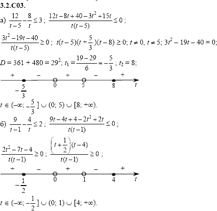 Сборник задач для аттестации, 9 класс, Шестаков С.А., 2004, задание: 3_2_C03