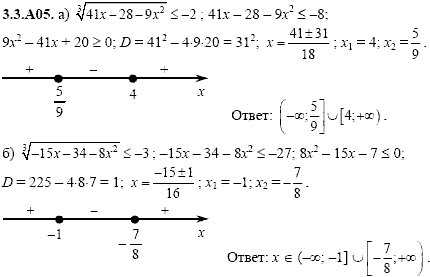Сборник задач для аттестации, 9 класс, Шестаков С.А., 2004, задание: 3_3_A05