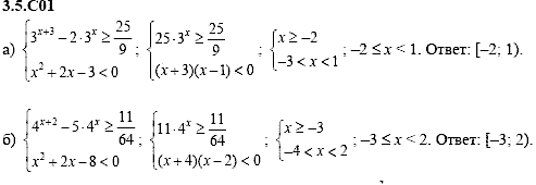 Сборник задач для аттестации, 9 класс, Шестаков С.А., 2004, задание: 3_5_C01