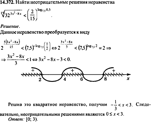 Сборник задач по математике, 9 класс, Сканави, 2006, задача: 14_372