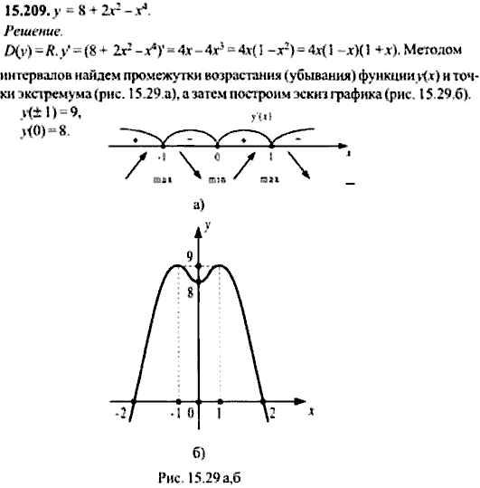 Сборник задач по математике, 9 класс, Сканави, 2006, задача: 15_209