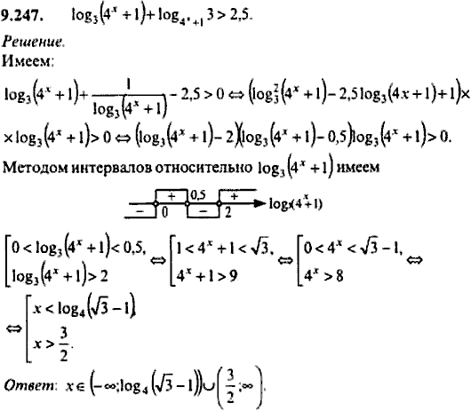 Сборник задач по математике, 9 класс, Сканави, 2006, задача: 9_247