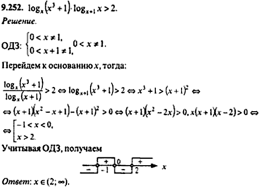 Сборник задач по математике, 9 класс, Сканави, 2006, задача: 9_252