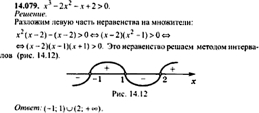 Сборник задач по математике, 9 класс, Сканави, 2006, задача: 14_079