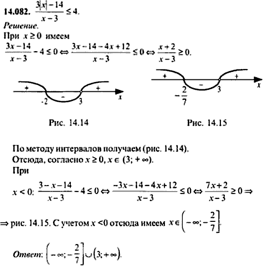 Сборник задач по математике, 9 класс, Сканави, 2006, задача: 14_082