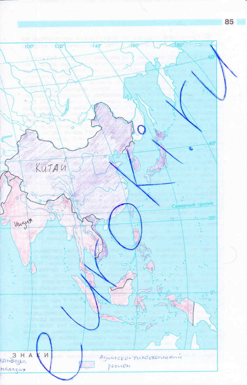 Рабочая тетрадь, 9 класс, Сороко-Цюпа О. С., Сороко-Цюпа А. О., 2015, задание: стр. 85