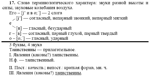 Русский язык, 9 класс, Тростенцова Л.А. Ладыженская Т.А., 2013 - 2015, задание: 17