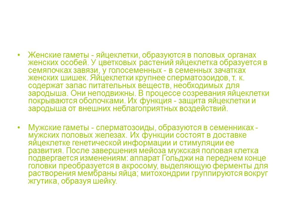 Бесполое размножение организмов