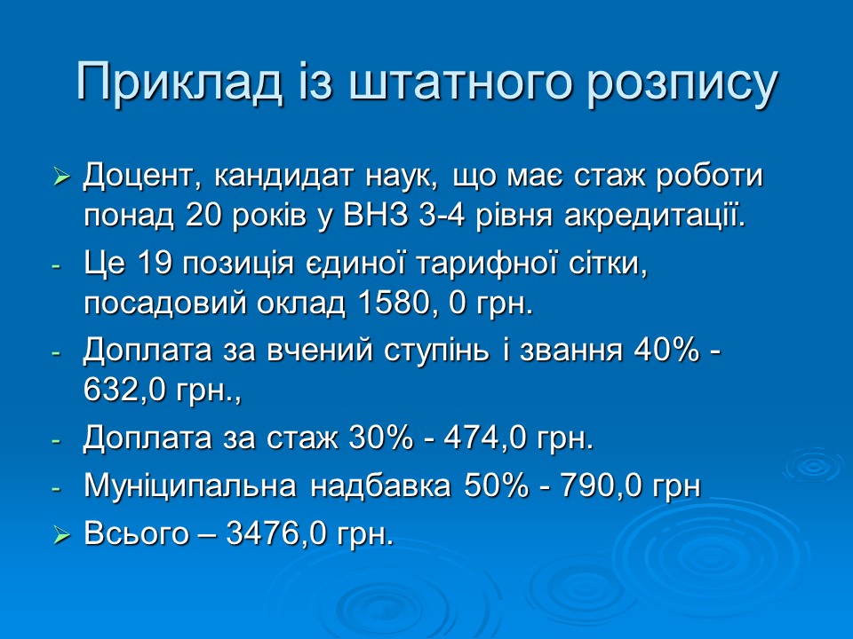 Фінансово-економічне життя вищих навчальних закладів