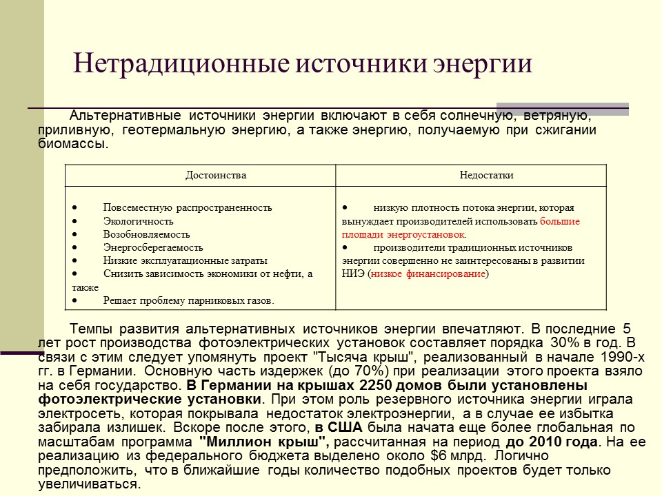 Альтернативные источники энергии 2