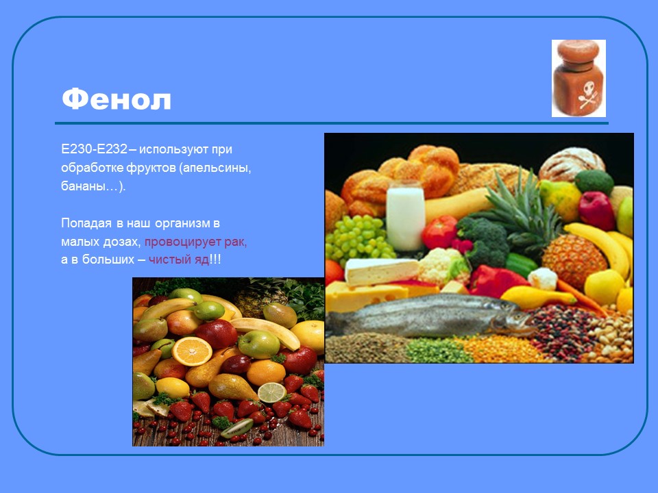 Пищевые добавки 2 Изучение сущности