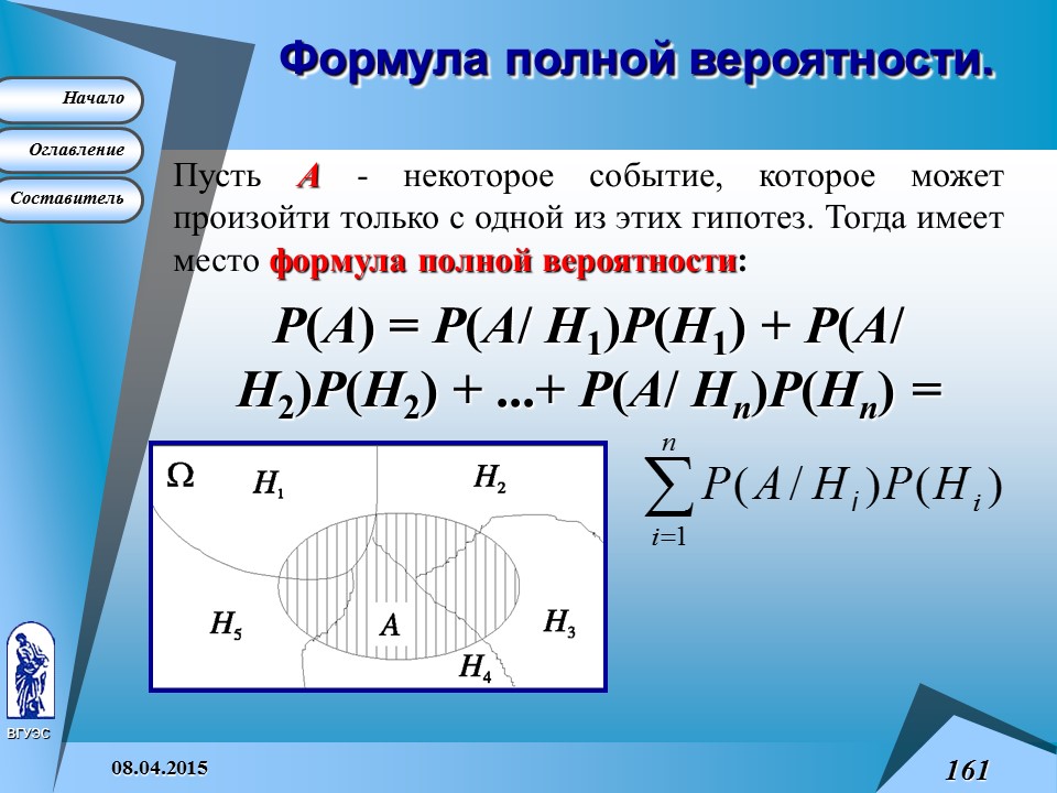 Основные понятия высшей математики