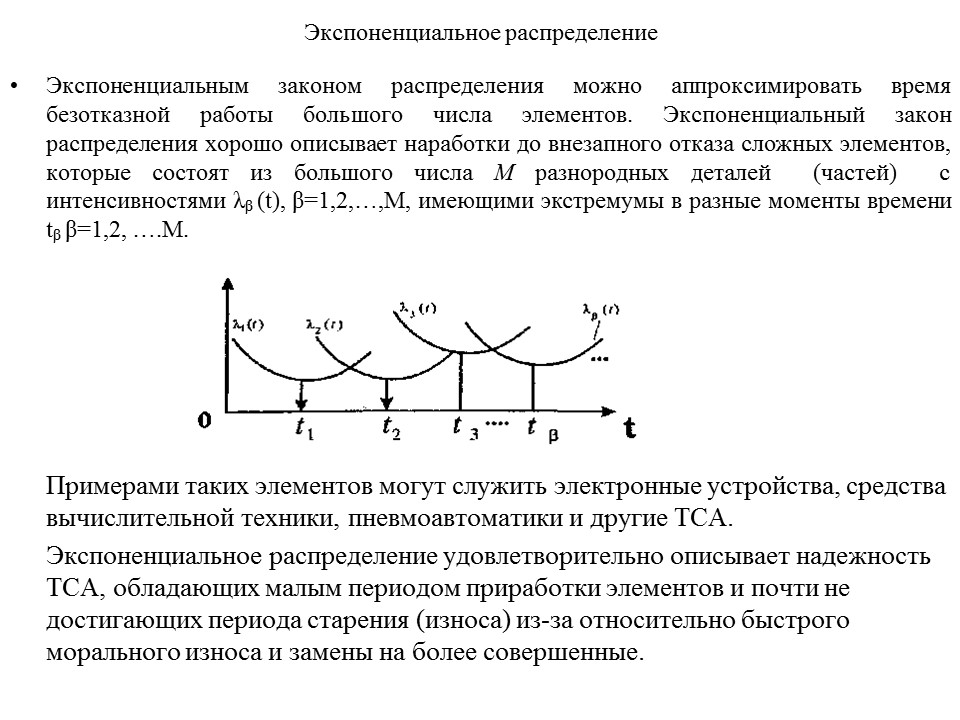 Закон распределения безотказной работы