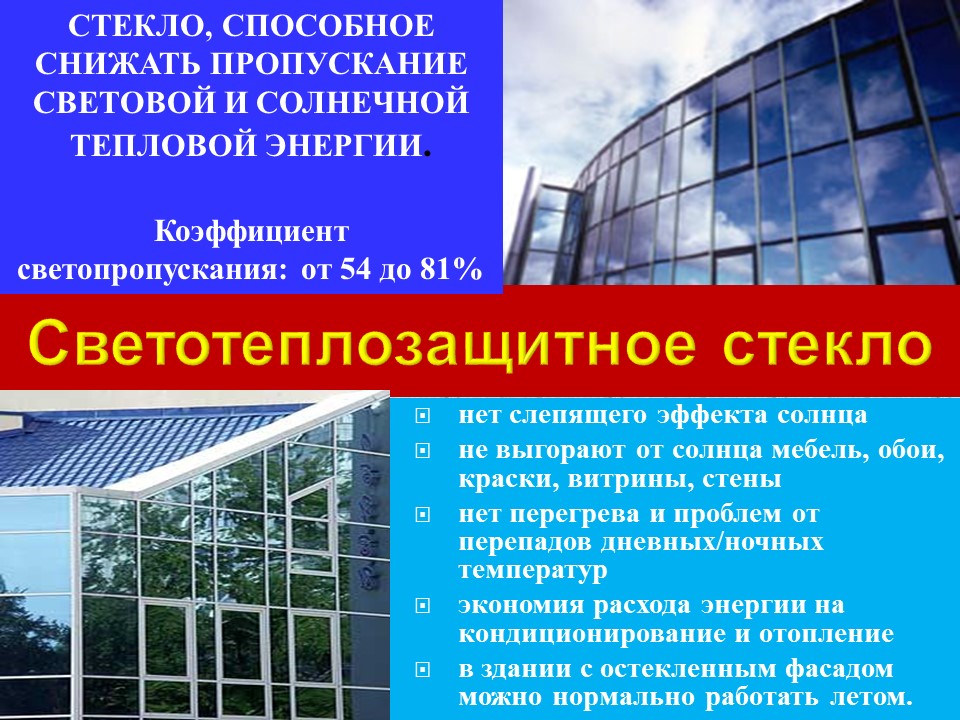 Фасадное стекло